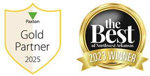 Paxton Gold Partner 2025 and The Best of NW Arkansas 2023 Winner
