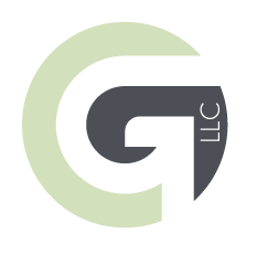 A logo for a company called g llc