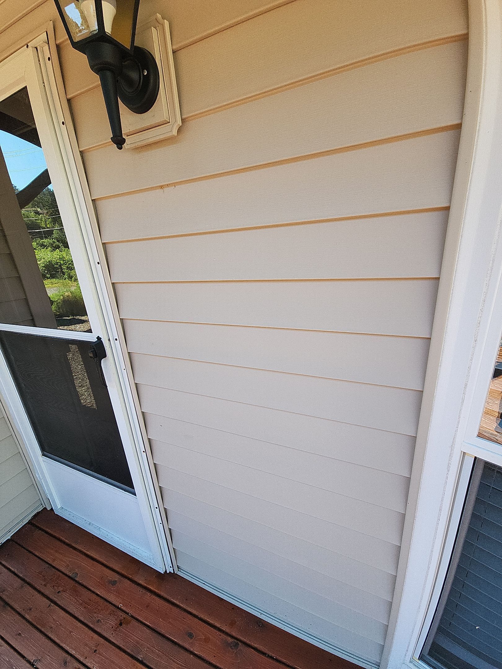 after soft washing house tacoma