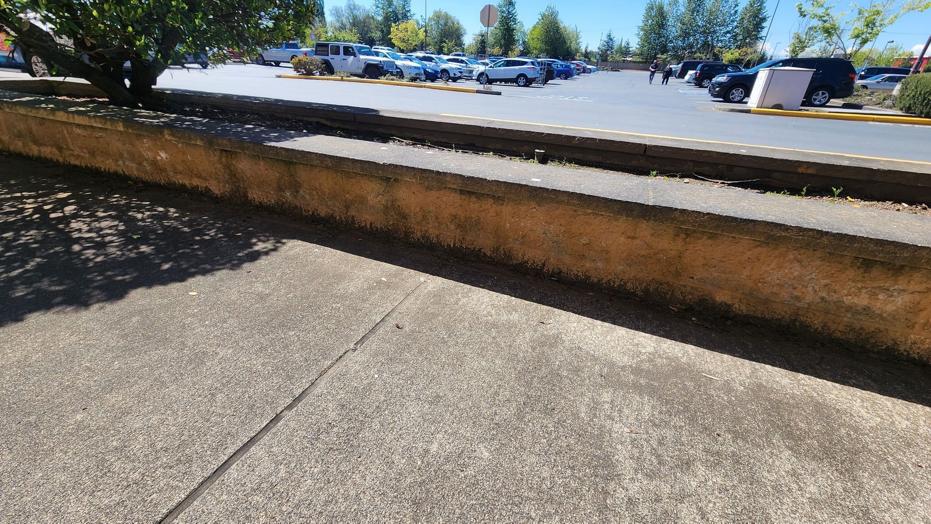 before commercial concrete cleaning precision pro wash tacoma