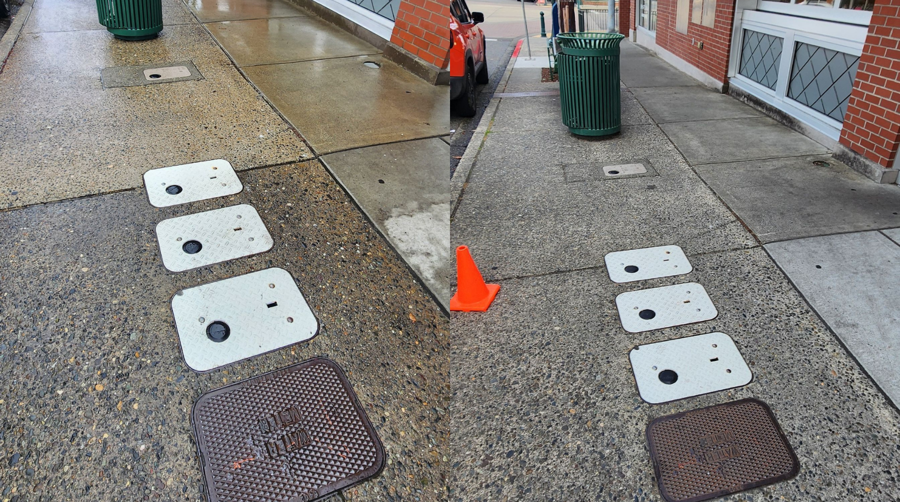 commercial side walk cleaning precision pro wash tacoma