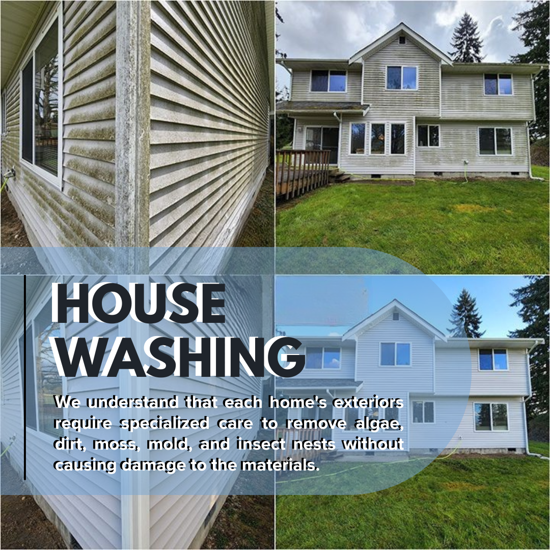 House siding washing in South Hill Puyallup