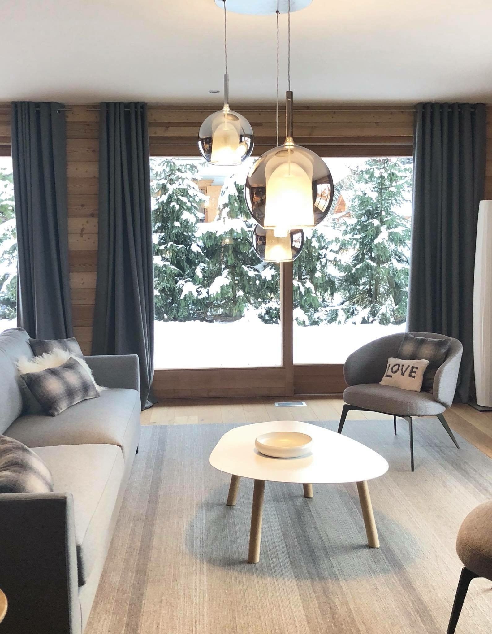 Aménagement de chalet ars vivendi Genève petit salon