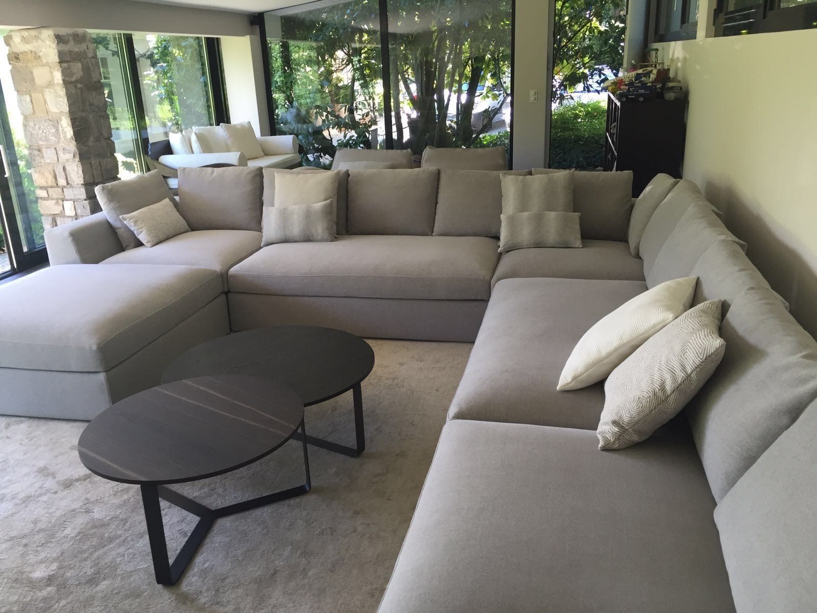 Décoration d'un salon à Nyon ars vivendi architecte d'intérieur à Genève vue d'ensemble