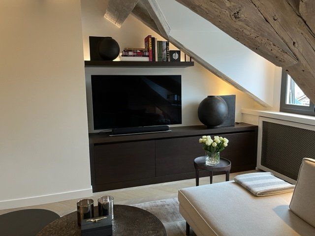 Architecture d'intérieur pour salon de luxe vieille ville Genève