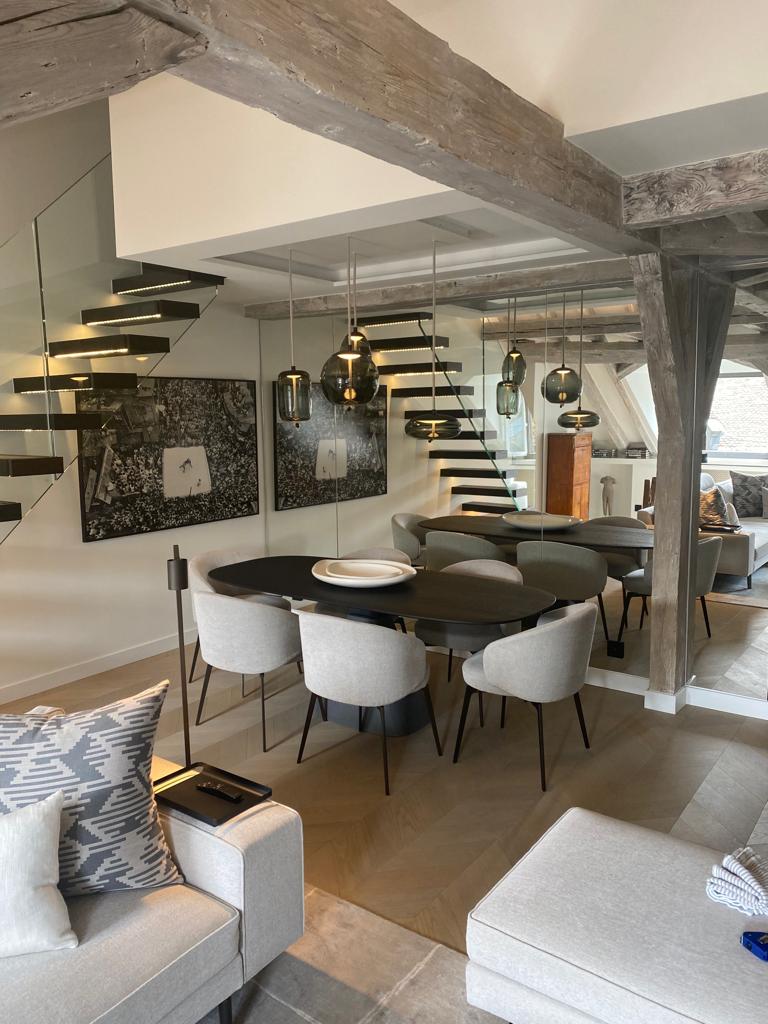 Réalisation d'un salon de luxe vieille ville Genève