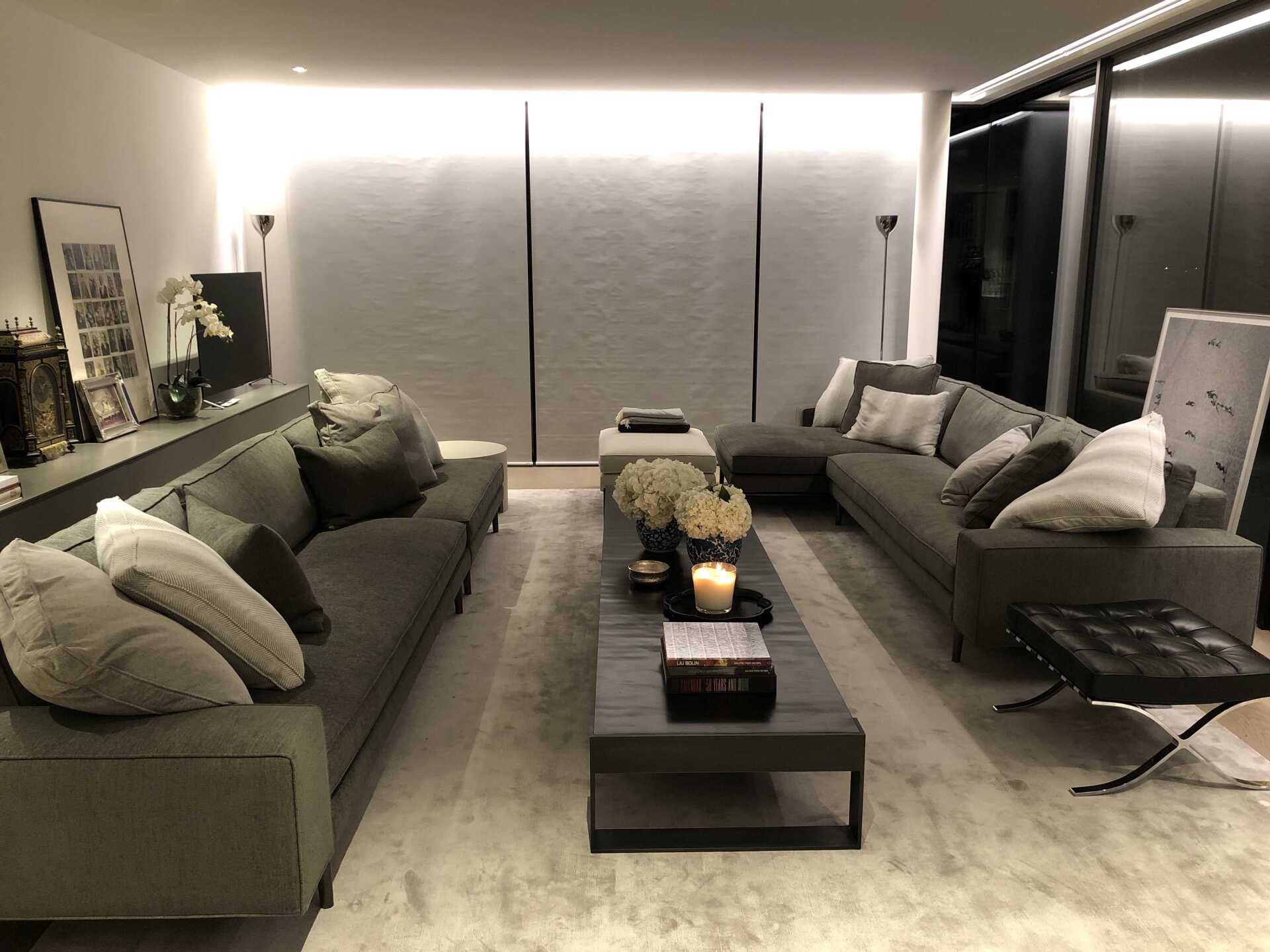 Salon richement décoré ars vivendi décoration intérieure Genève