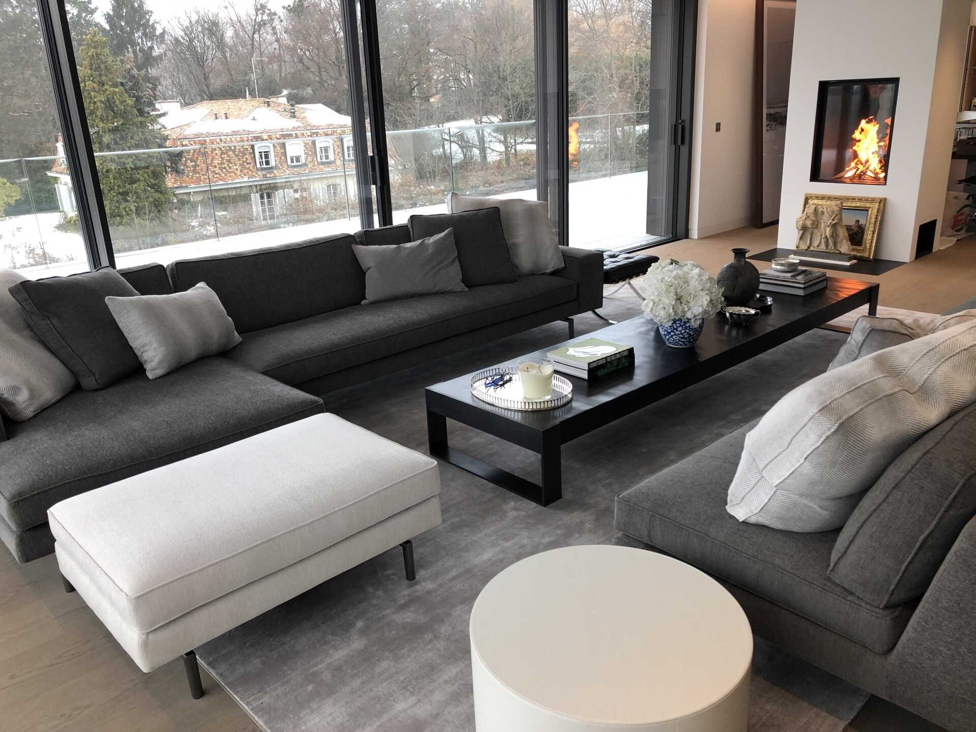 Création de salon par ars vivendi, architecture d'intérieur Genève