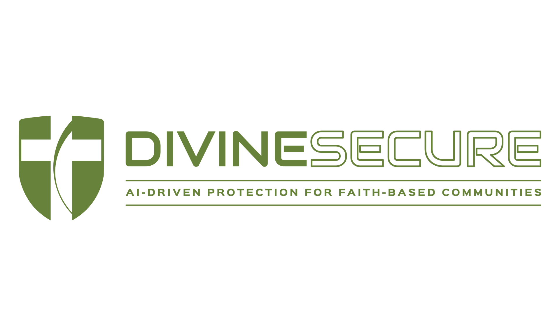 DivineSecure's Logo. DivineSecure: AI-Driven Protection For Faith-Based Communities