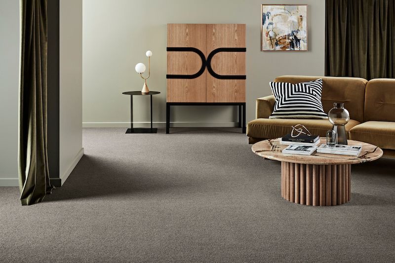 A Living Room With A Couch — Mid Coast Flooring & Blinds In Wingham, NSW
