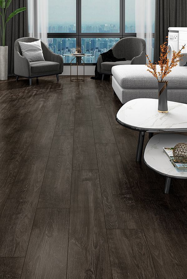A Living Room With Hardwood Floors — Mid Coast Flooring & Blinds In Taree, NSW