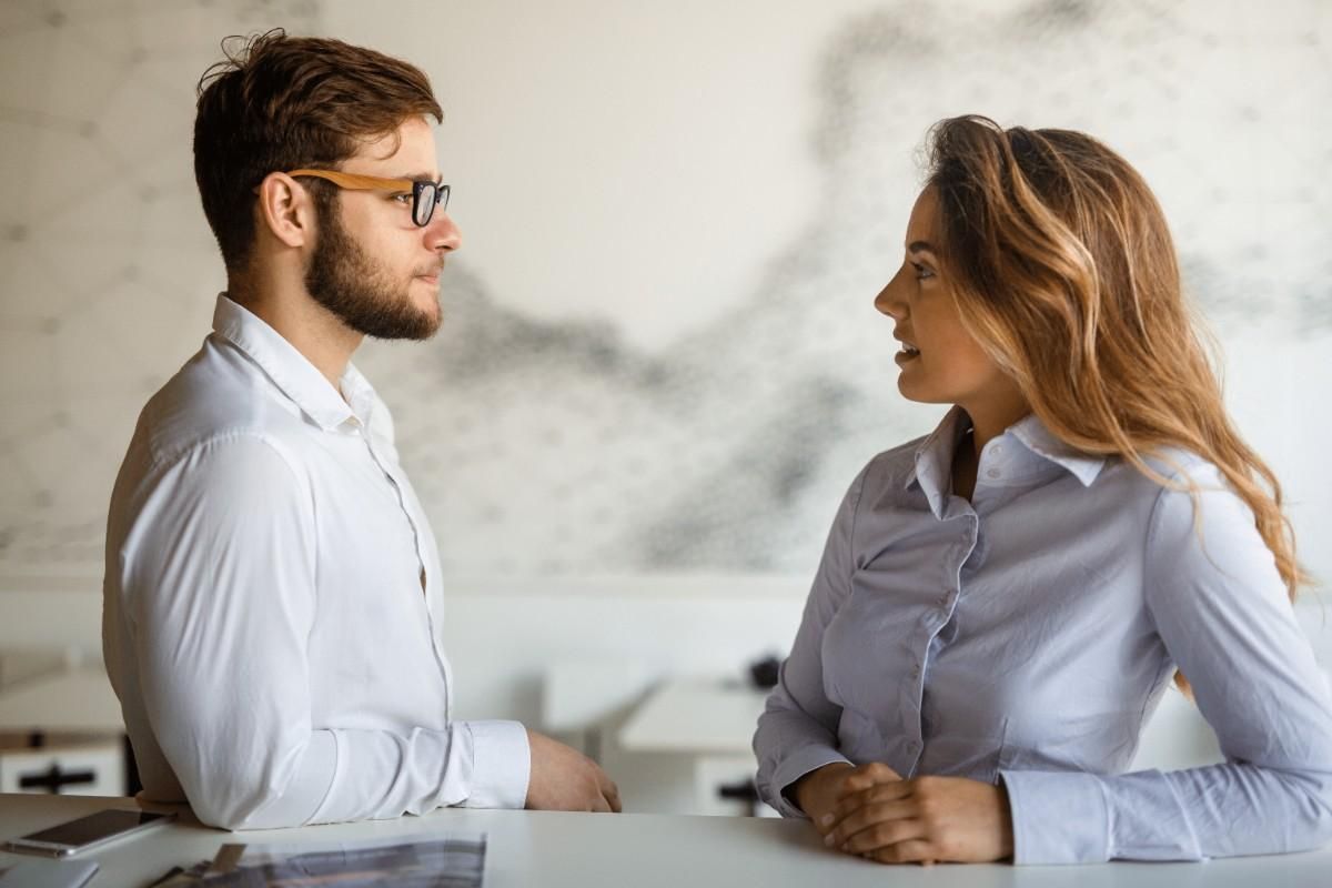 couples talking to each other