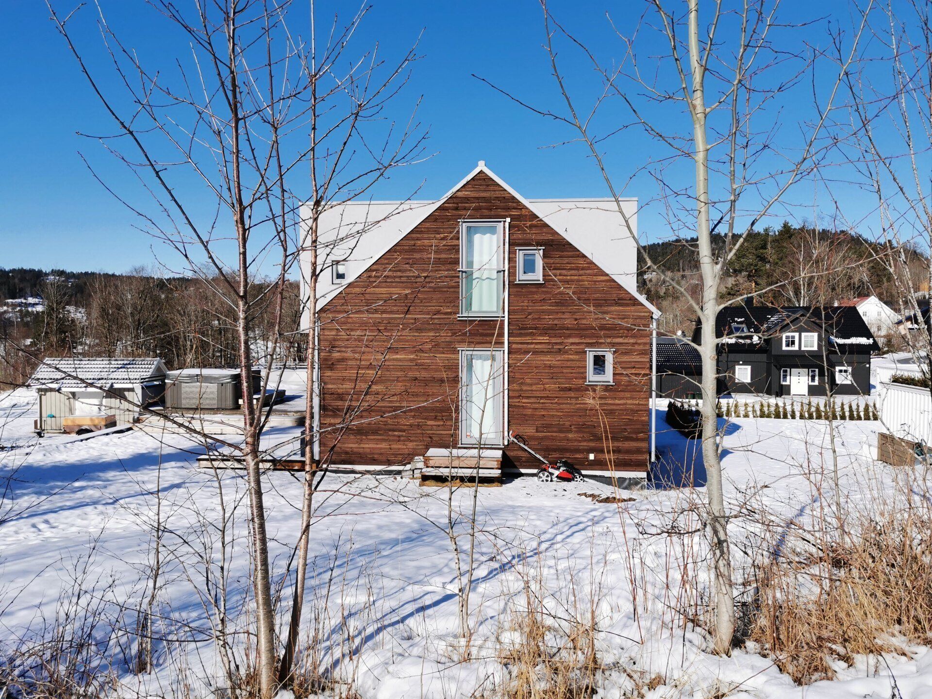 Bolig Konnerud, fra friområde