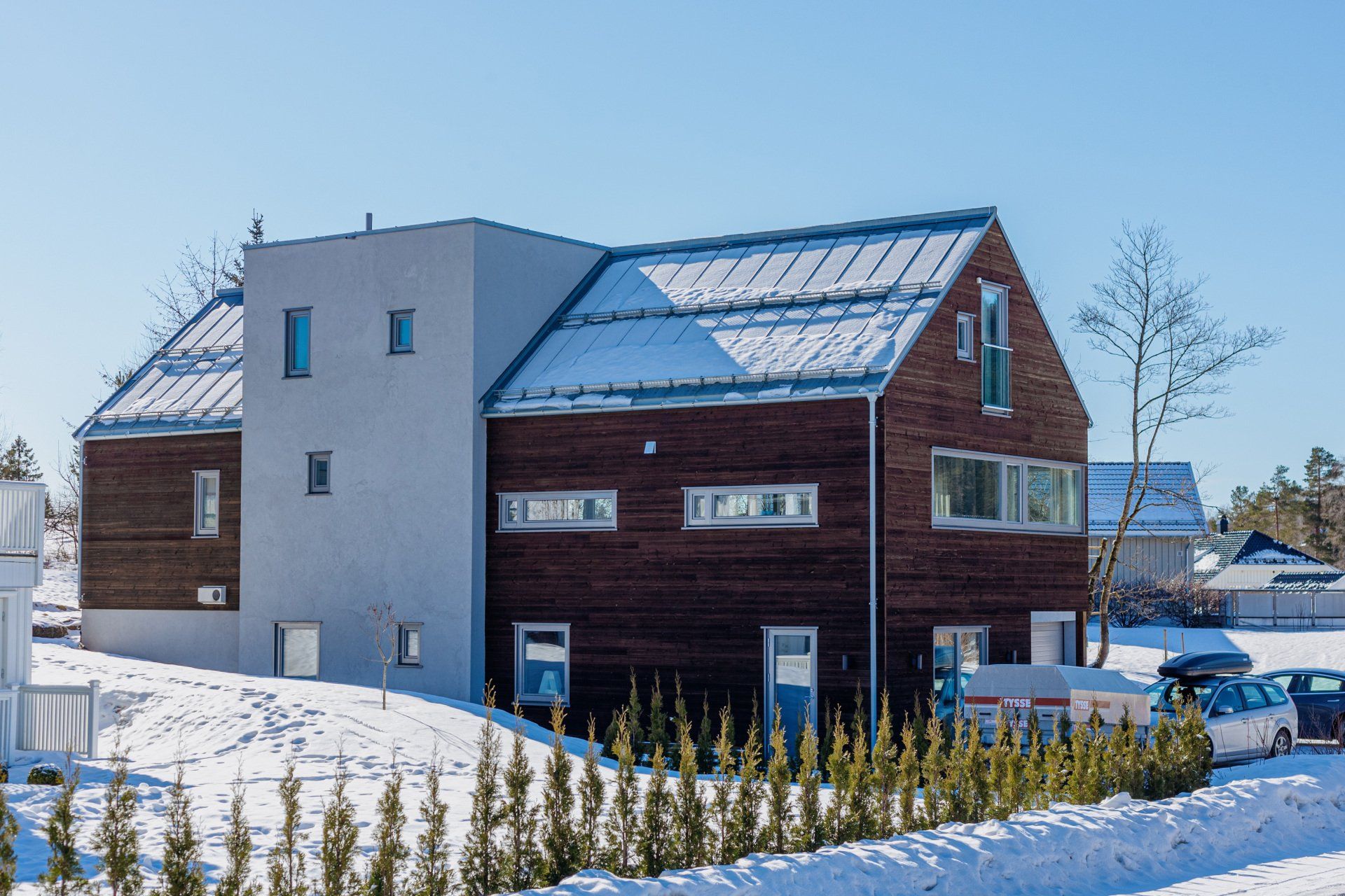 Bolig Konnerud, fra veien