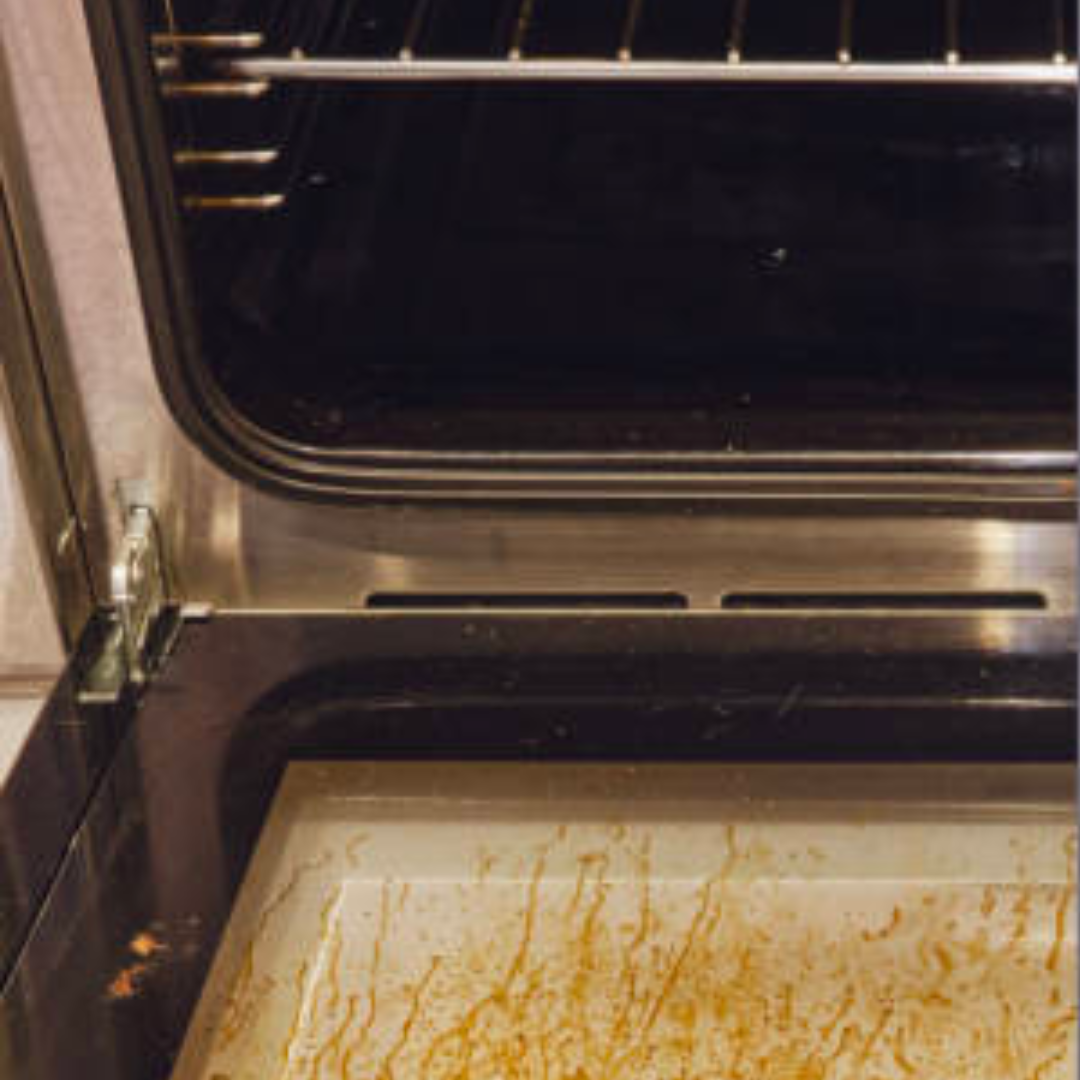 Deep clean oven before cleaning