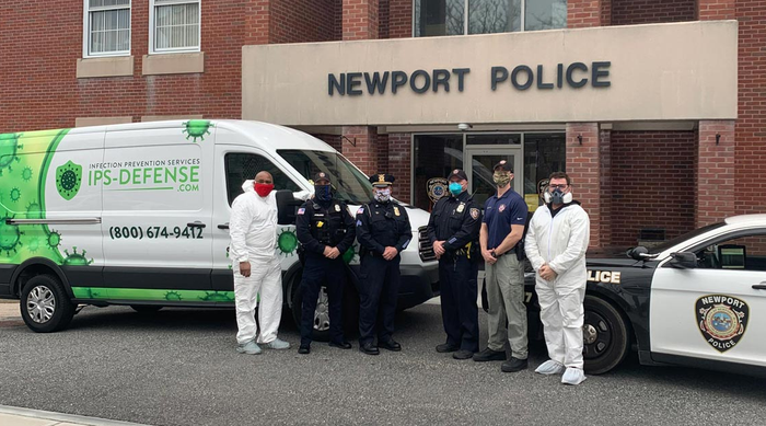Commercial Cleaning Service in Rhode Island with the Newport RI Police Department
