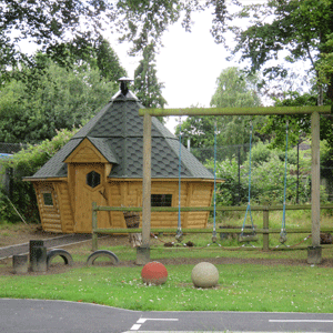 school barbecue huts for classrooms and learning