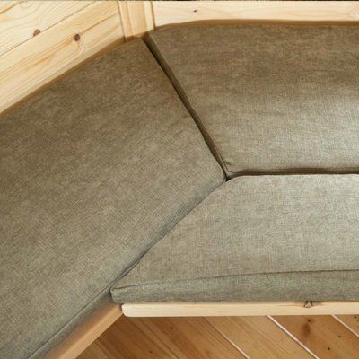 Custom Grey Bench Cushions