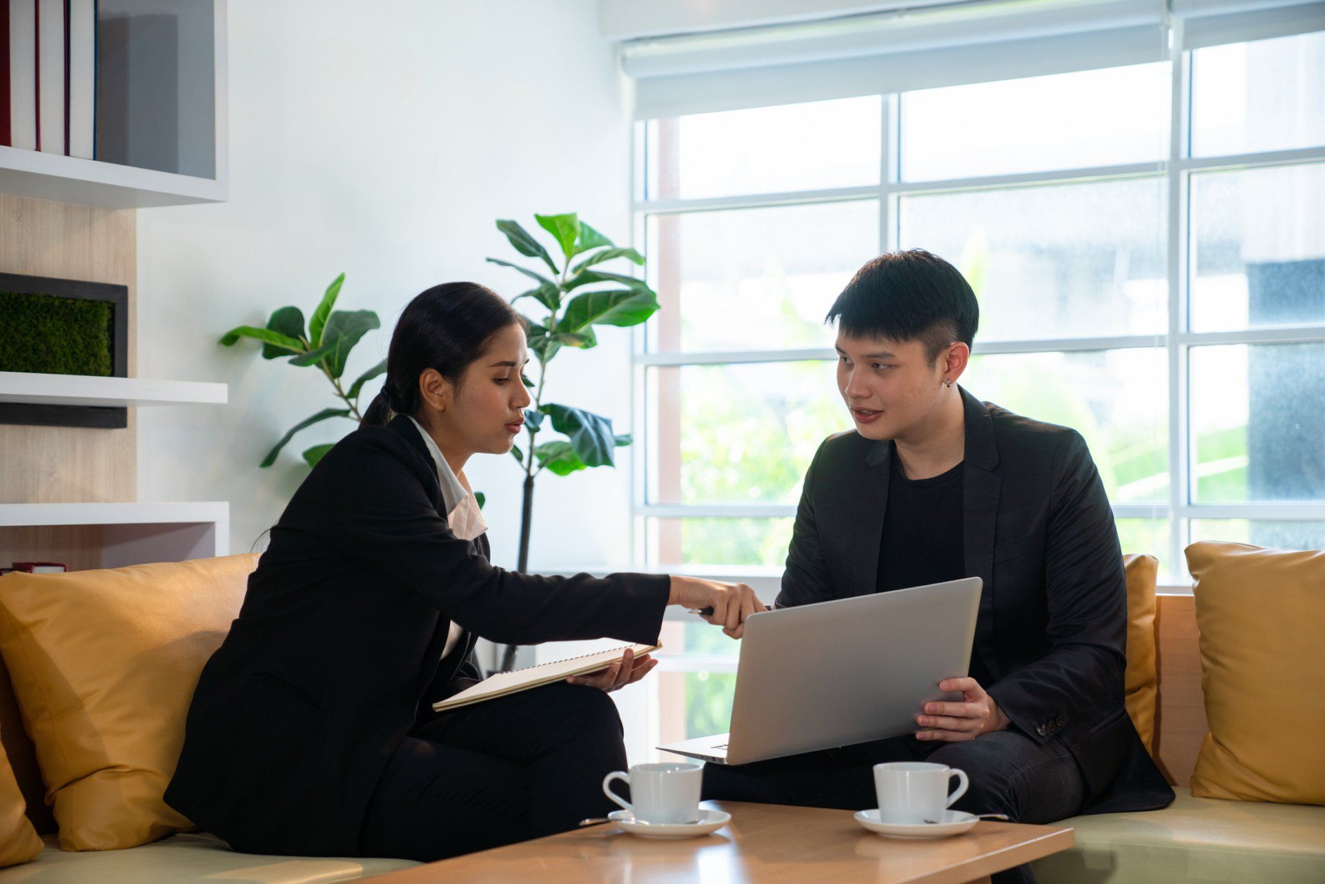 Two People Talking — Staten Island, NY — Thomas S Gallo