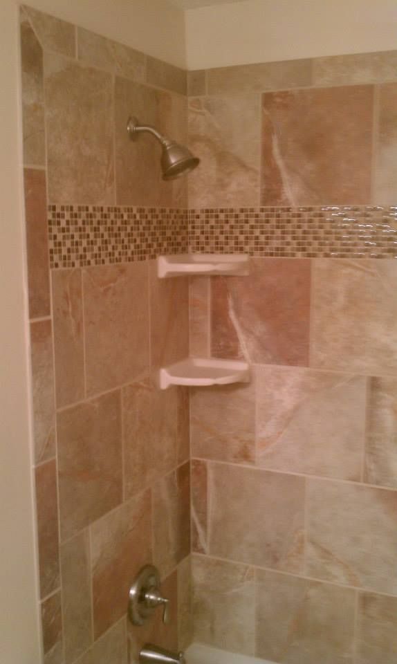 Shower Room — Omaha, NE — Lewis Tile Installations