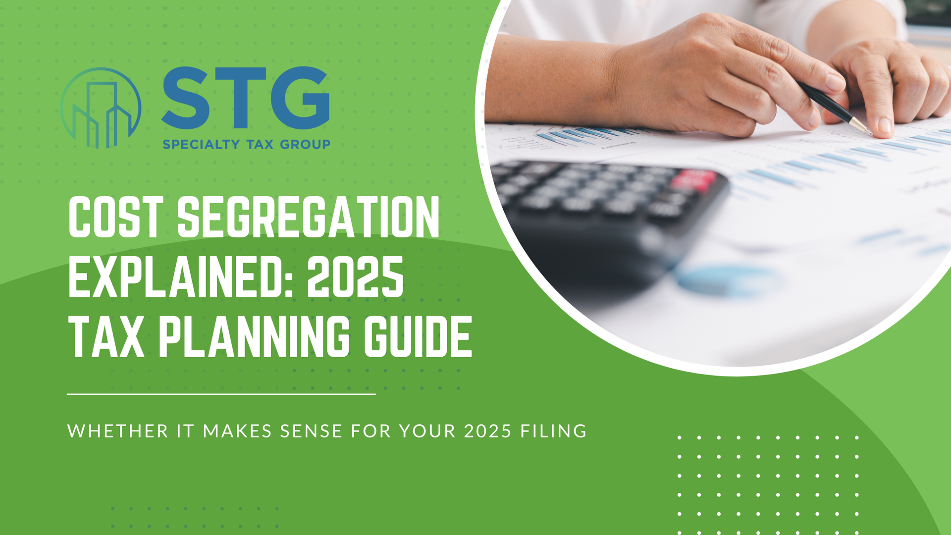 A green flyer titled