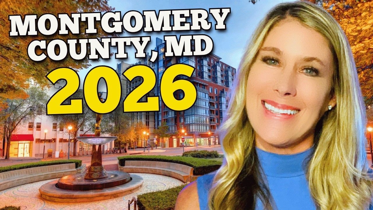 Woman in blue smiles at the camera, overlaid with