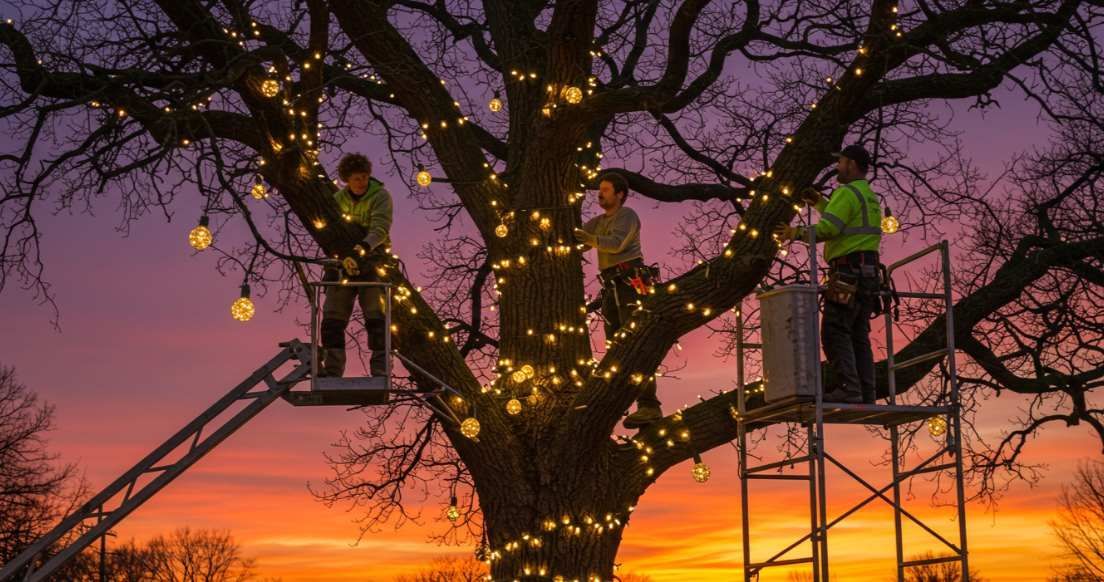 How to Put Lights on a Tall Tree Outdoors? Complete Guide for Landscape Lighting
