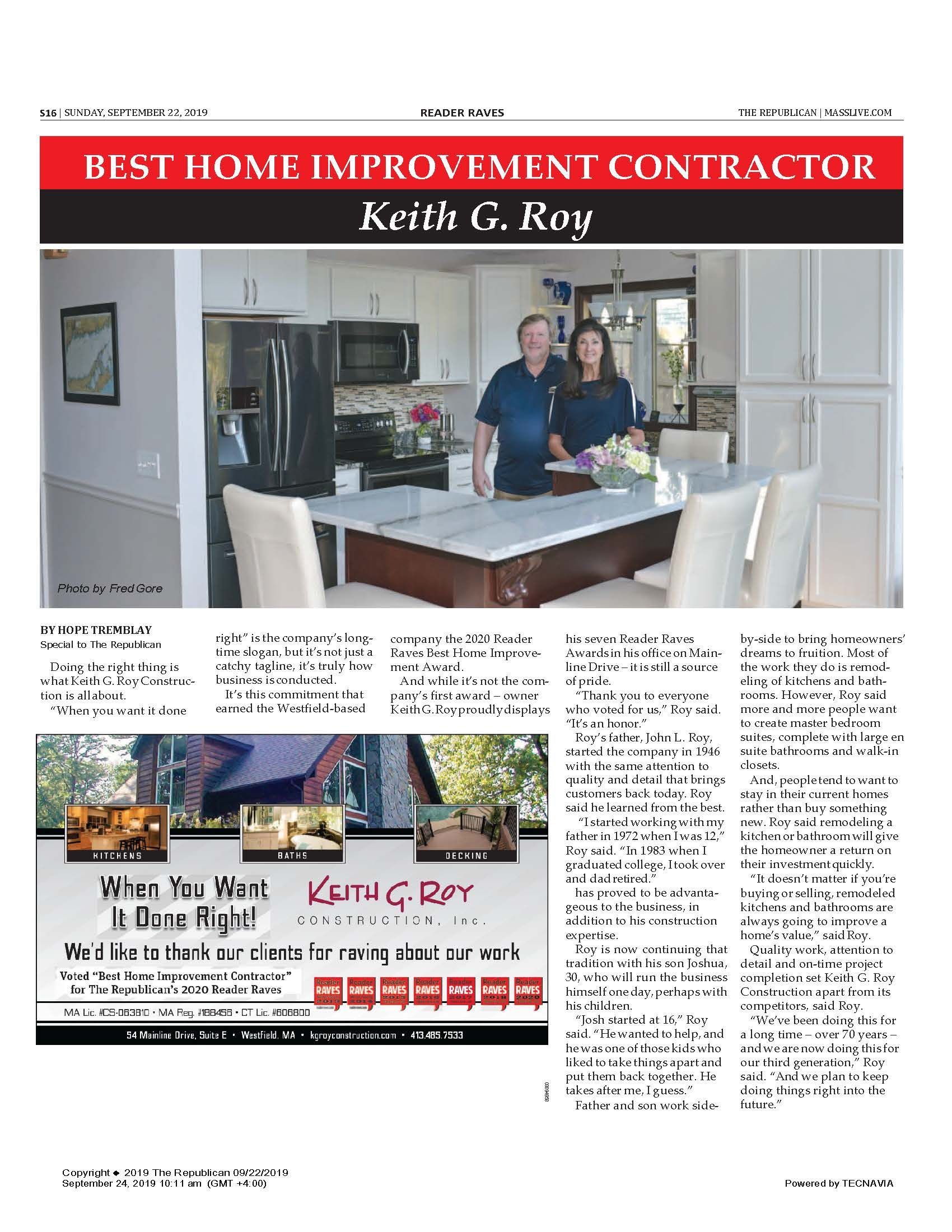Best Home Improvement Contractor