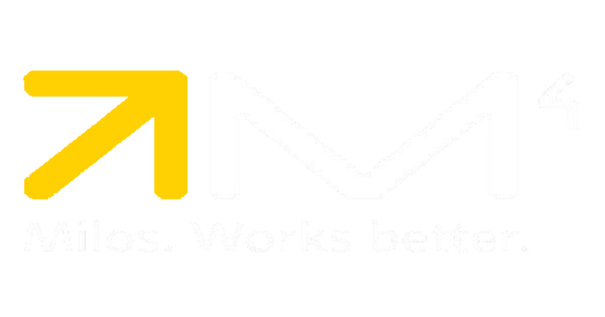 A logo for a company called Milos