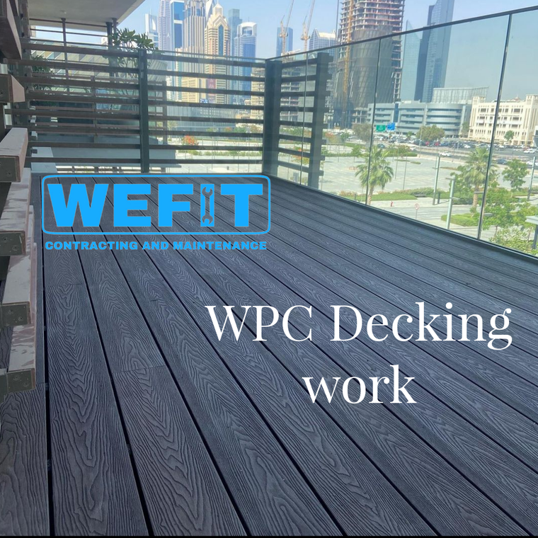 top WPC decking work company in UAE