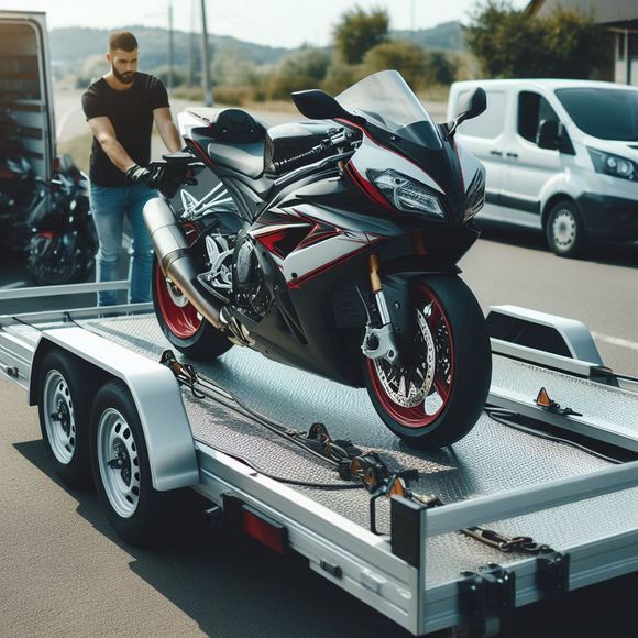 motorcycle towing