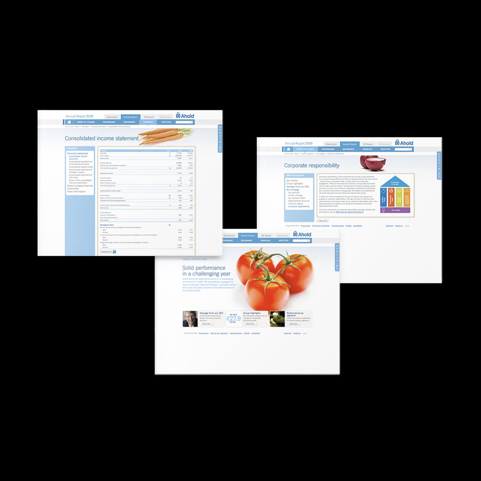 Ahold Annual Report online