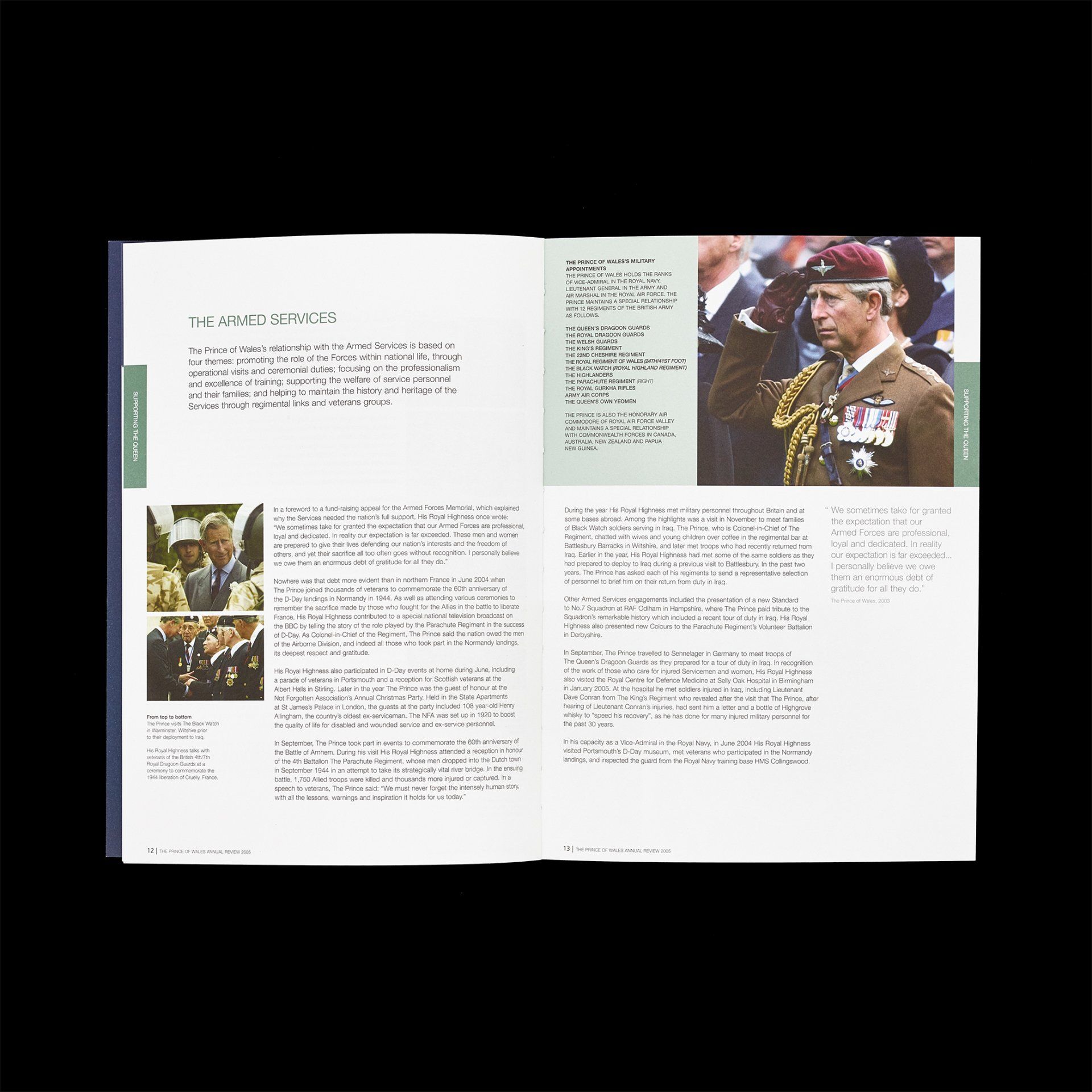 HRH Prince of Wales Annual Report