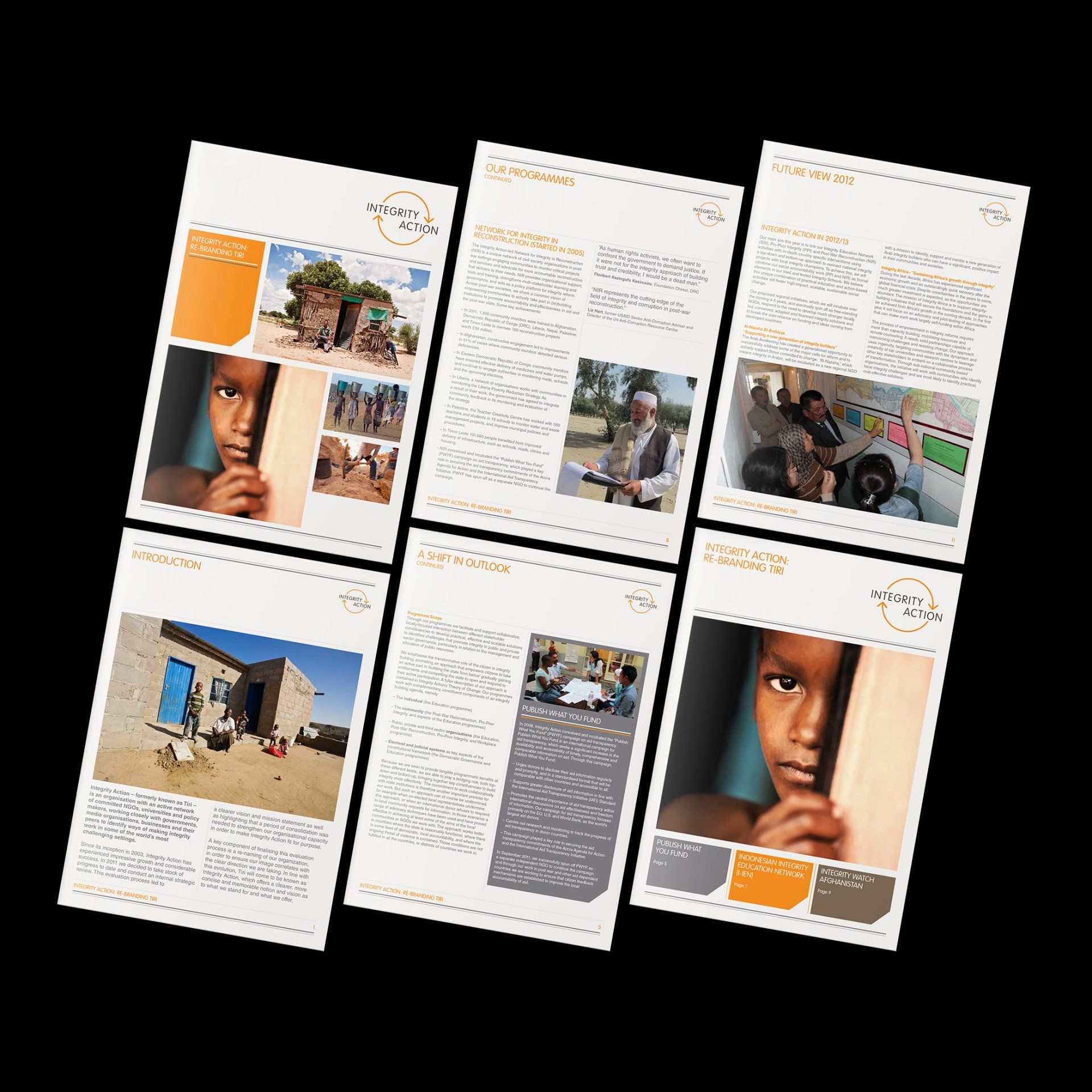 Integrity Action Re-Branding Tiri Brochure
