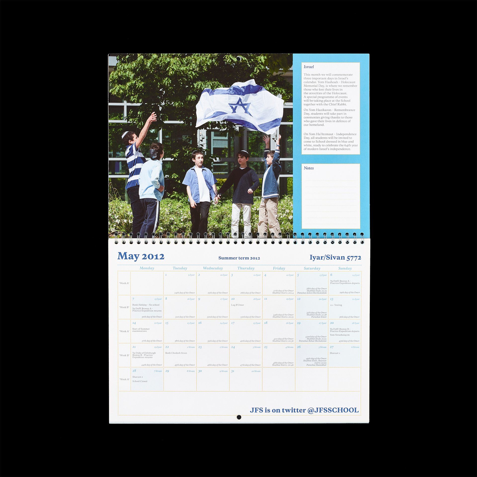 JFS calendar book
