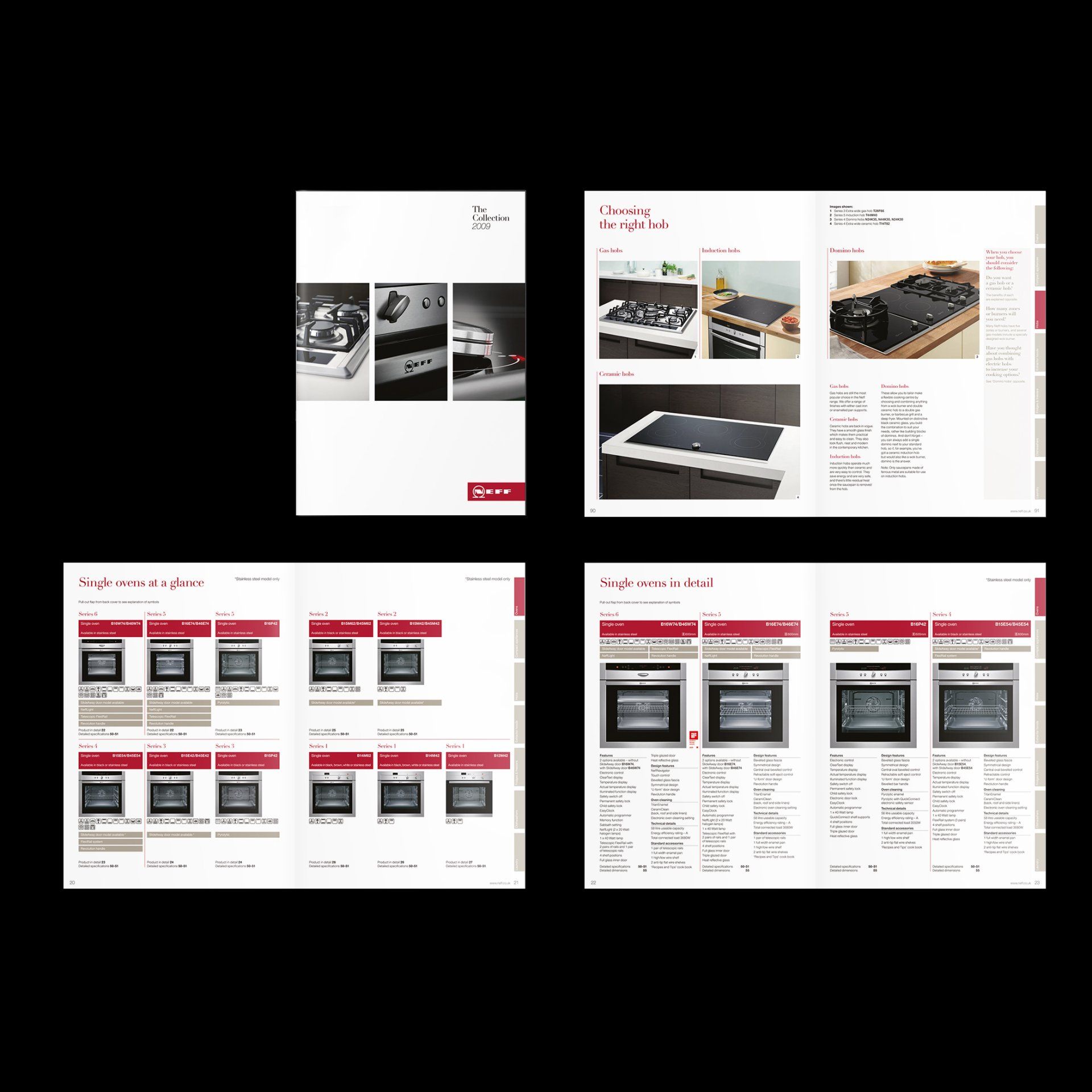 Neff Catalogue, with images and their descriptions