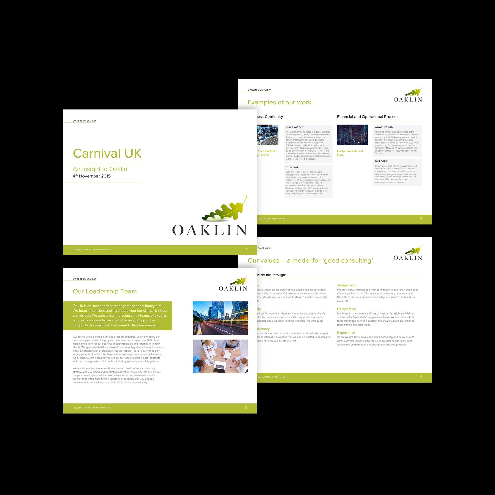 Oaklin PPT presentation