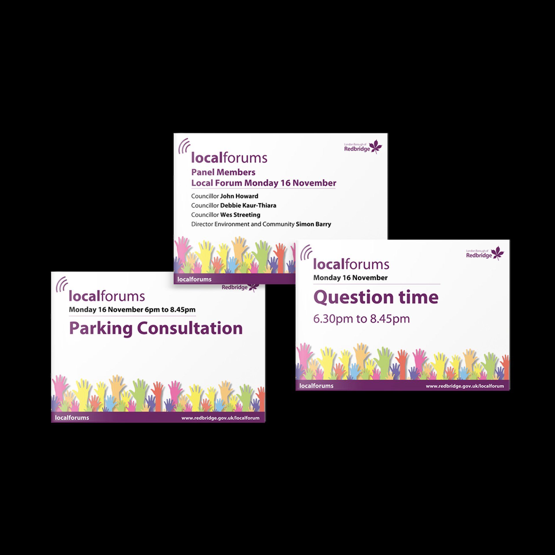 Redbridge Council Local Forums Posters