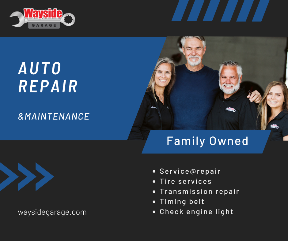 Wayside Garage family-owned team offering auto repair and oil change services in Seaside, CA.