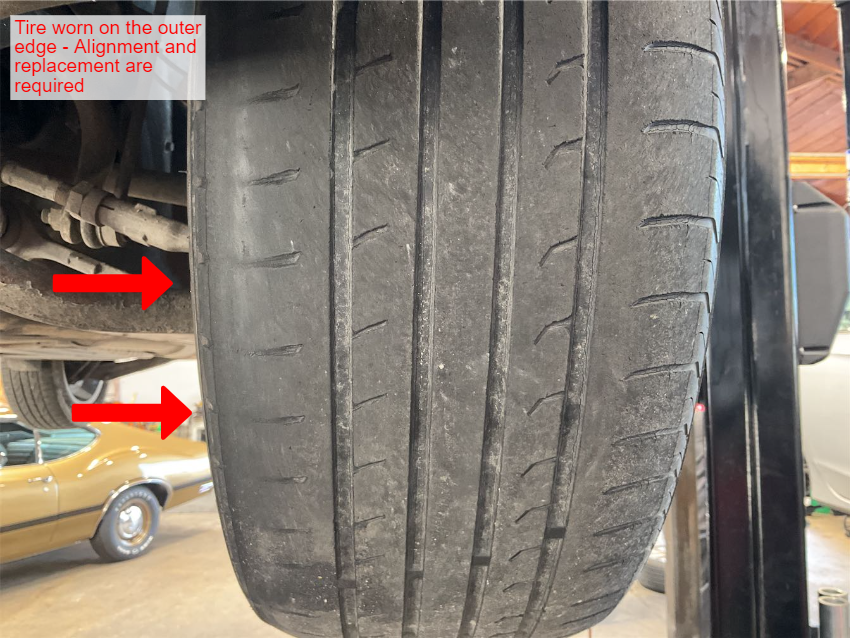 why are my tires wearing on the outside | Wayside Garage
