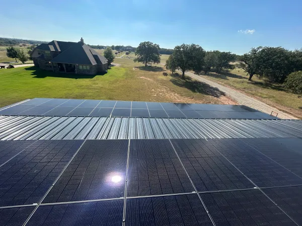 Home solar energy system in Bowie TX
