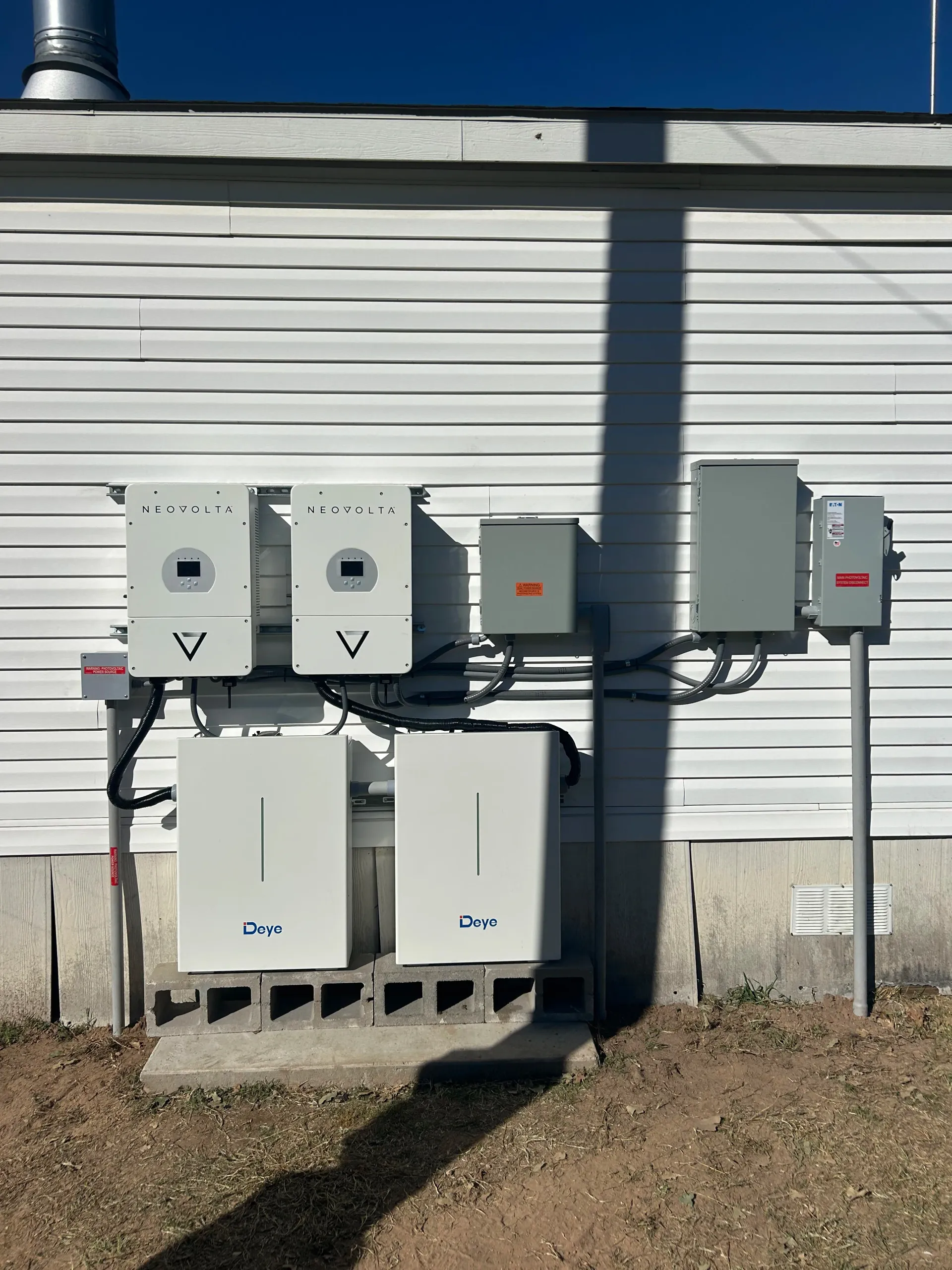 Enphase battery storage system installed in North Texas