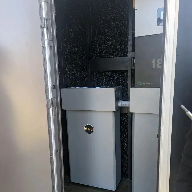 Solar-powered battery storage system in North Texas residence
