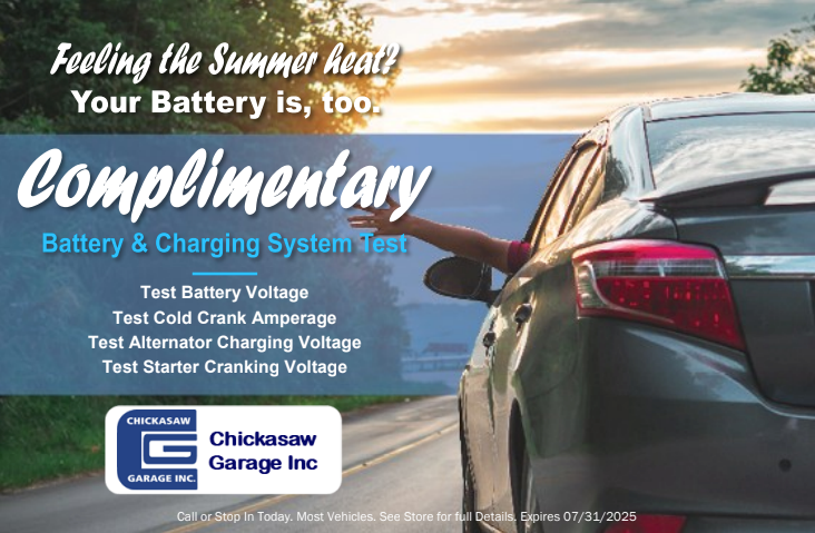 Summer Road Trip Special | Chickasaw Garage