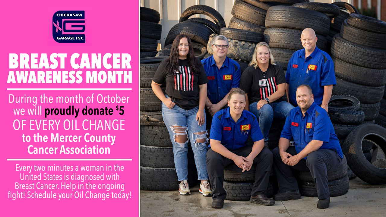Breast Cancer Awareness | Chickasaw Garage