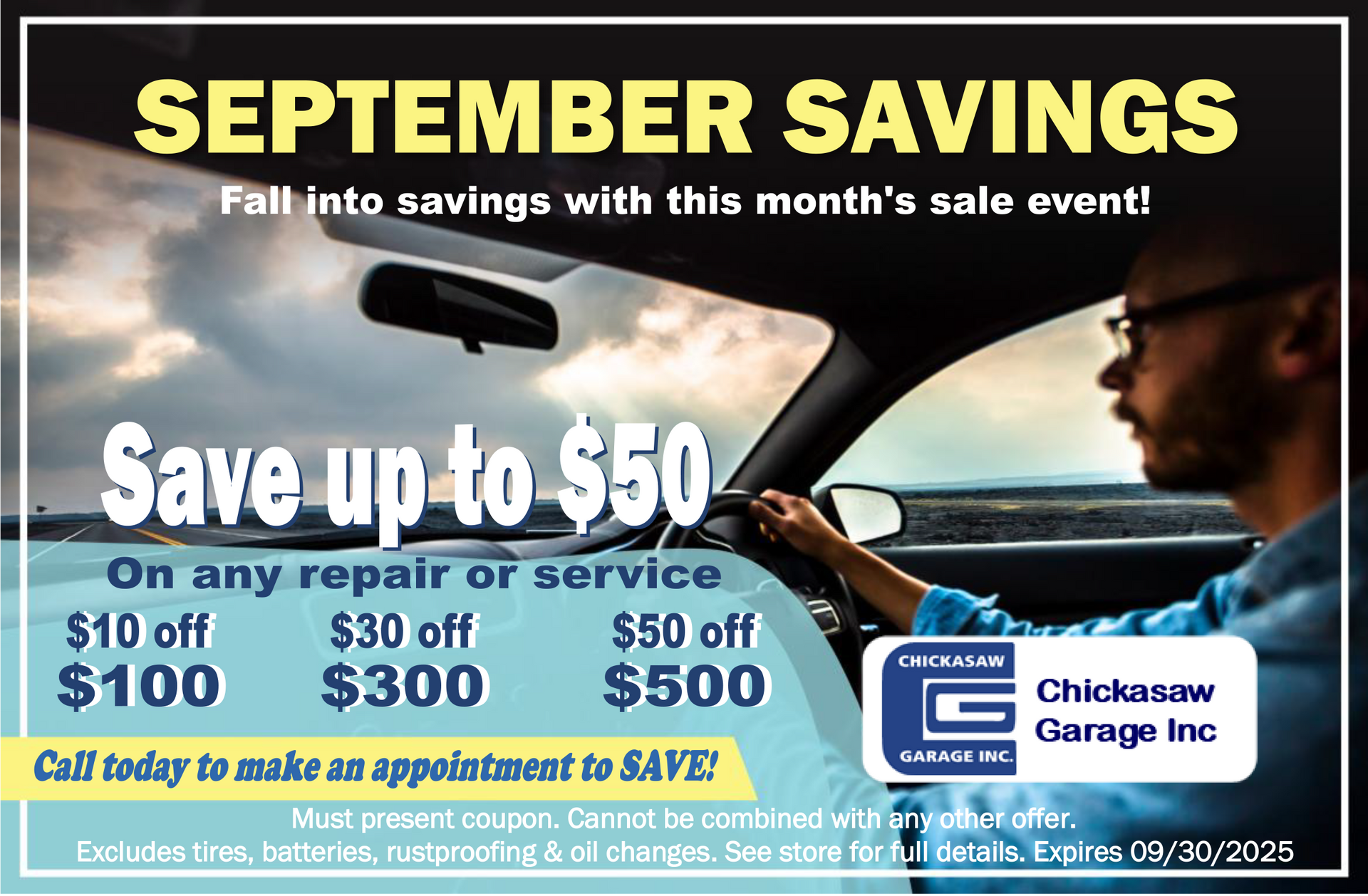 NAPA Special | Chickasaw Garage