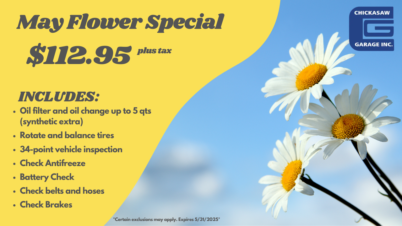 May Flower Special | Chickasaw Garage