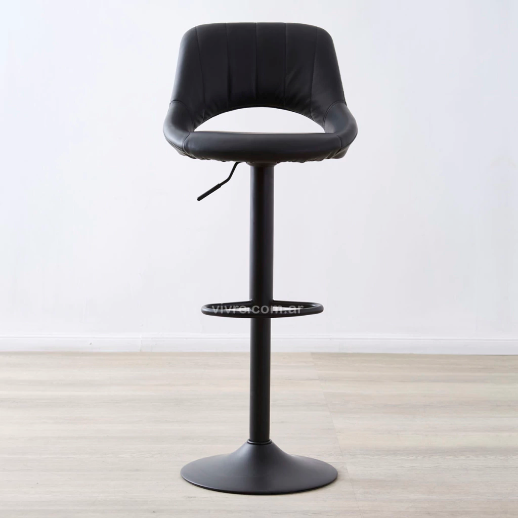 Banqueta Swann Negra regulable