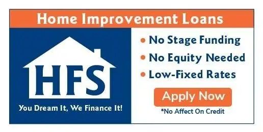 HFS Financial button for financing