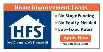 HFS Financial button for financing